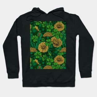 The meadow in green and yellow Hoodie